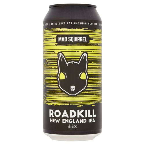 Mad Squirrel Roadkill New England IPA, 440ml Mad Squirrel Roadkill New England IPA, 440ml
