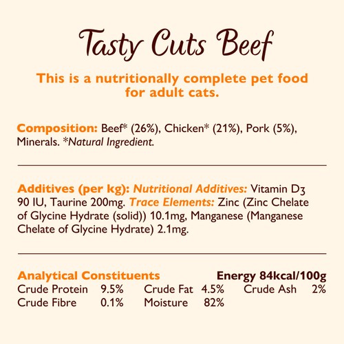 Lily's Kitchen Tasty Cuts in Gravy Mixed Multipack Wet Food for Cats