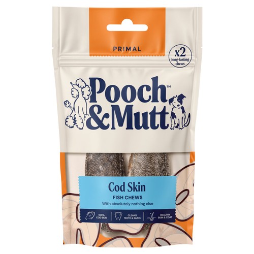 Pooch and Mutt Long-Lasting Fish Hide Chews