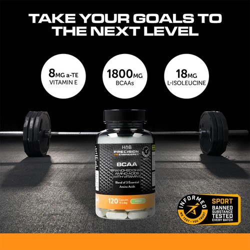 H&B Precision Engineered BCAA capsules