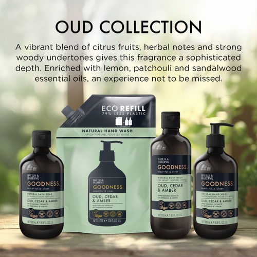 Baylis & Harding Goodness Oud, Cedar & Amber Bath Soak