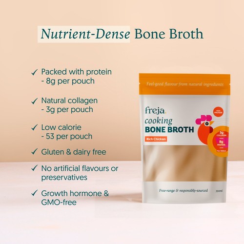 Freja Rich Chicken Cooking Bone Broth