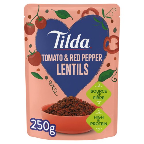 Tilda Tomato and Red Pepper Lentils