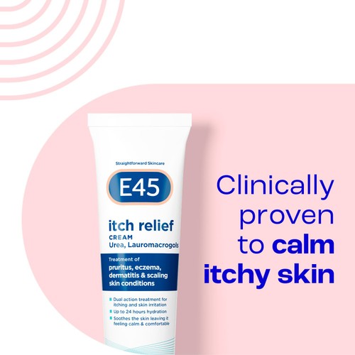 E45 Itch Relief Cream for Itchy Irritated Skin & Eczema
