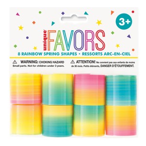 Rainbow Round Springs Party Bag Toys