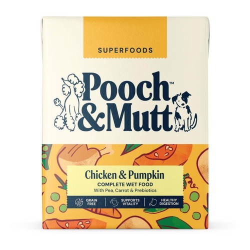 Pooch & Mutt Wet Dog Food Cartons Multipack