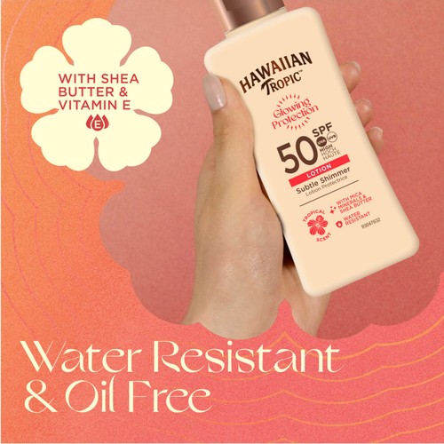 Hawaiian Tropic Glowing Protection Lotion SPF 50 Mini