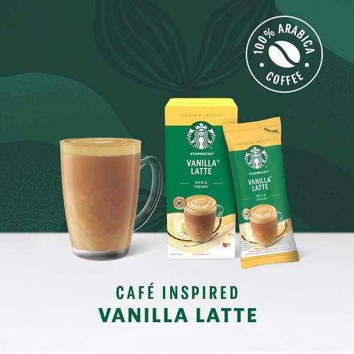 Starbucks Latte Vanilla Sachets
