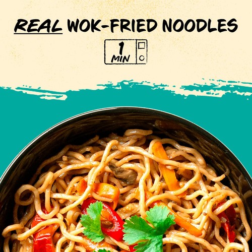 WOK'D CHINESE CHOW MEIN WOK FRIED NOODLES