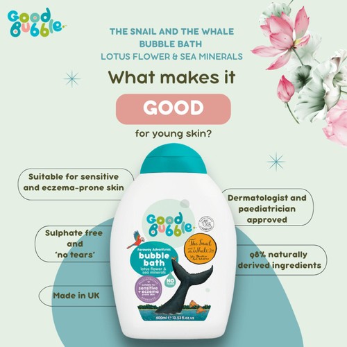 Good Bubble The Snail & The Whale Lotus Flower Bubble Bath