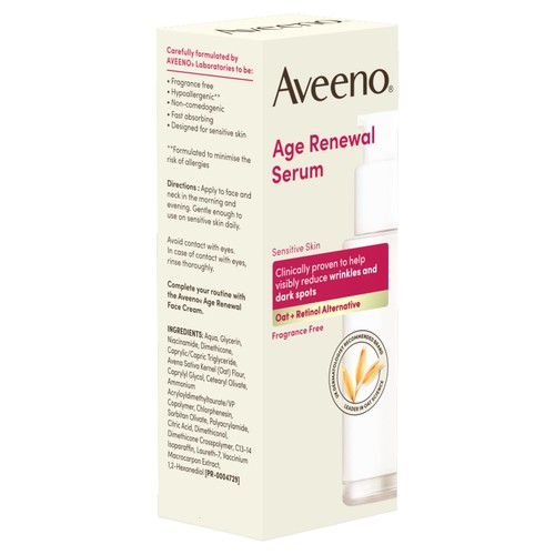 Aveeno Age Renewal Serum for Sensitive Skin