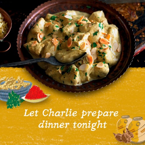 Charlie Bighams Chicken Korma & Pilau Rice for 1