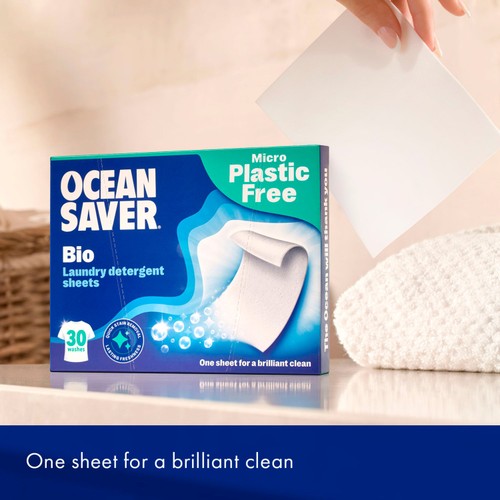 OceanSaver Plastic Free Bio Laundry Detergent Sheets