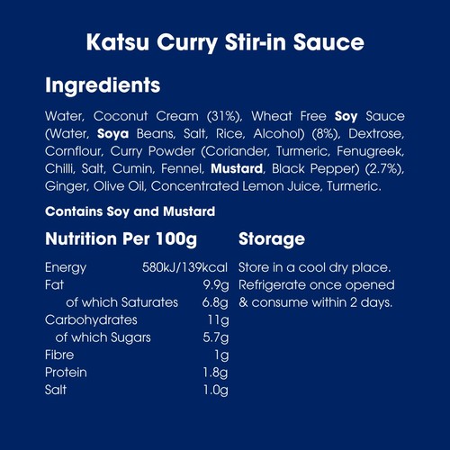 Bay's Kitchen Katsu Curry Stir-in Sauce