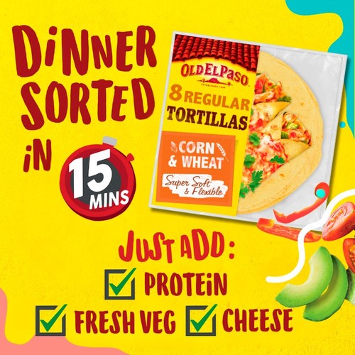 Old El Paso Corn & Wheat Tortilla Fajita Wraps