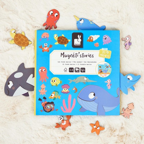 The Seabed, Magneti'stories, Magnetic Book With 30 Magnets