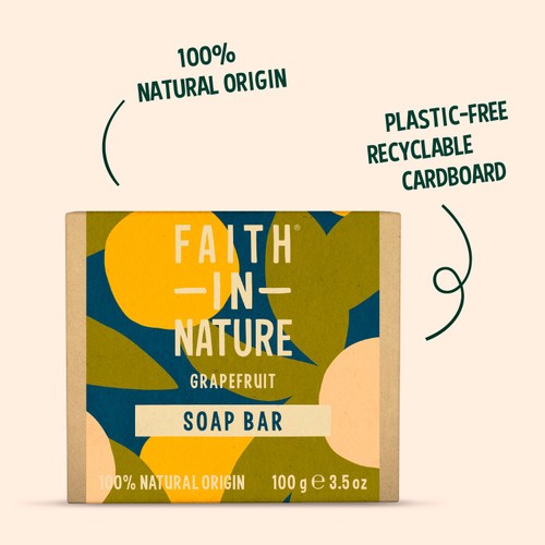 Faith in Nature Grapefruit Pure Hand Made Soap Bar