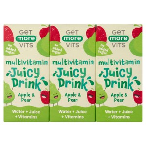 Get More Vits Multivitamin Juicy Drink Apple & Pear