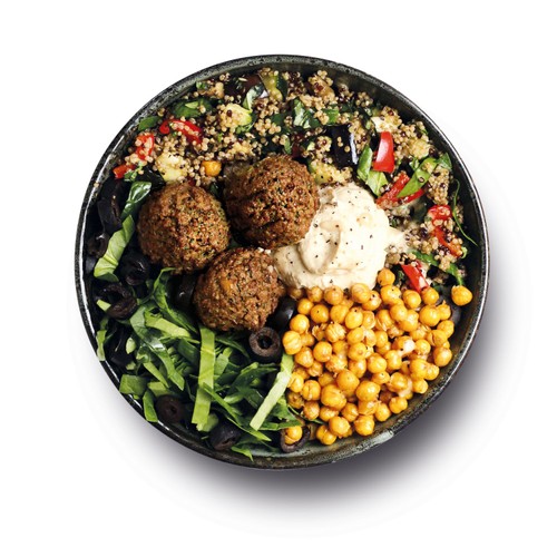 Gosh! Mediterranean Falafel made with chunky chickpeas onion spices & herbs