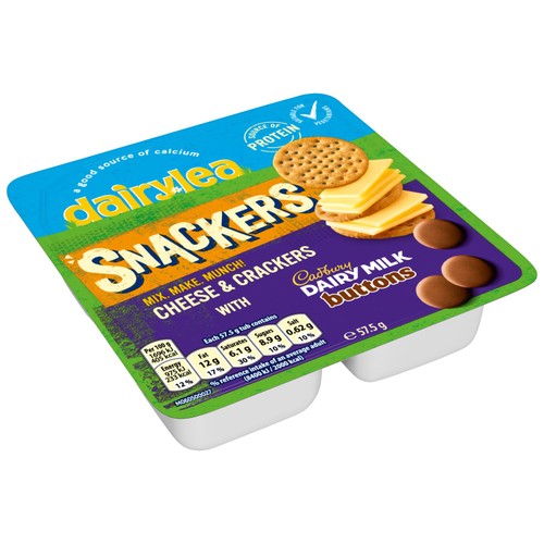 Dairylea Snackers Cheese & Crackers with Mini Chocolate Buttons