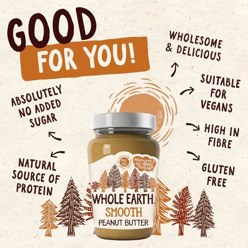 Whole Earth Smooth Peanut Butter