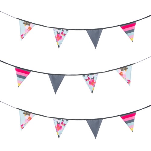 Summerhouse Gardenia Bunting 15 Flags 6.5m