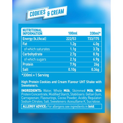 Grenade Protein Shake Cookies & Cream