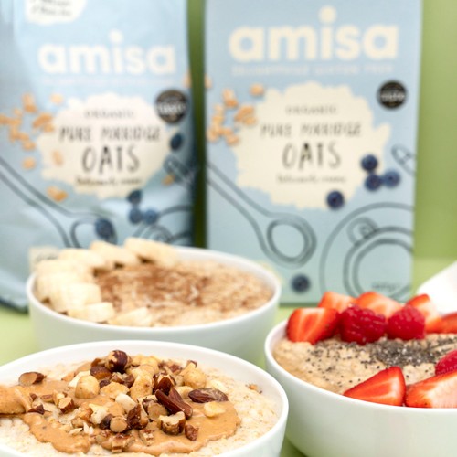 Amisa Pure Porridge Oats Gluten Free Organic