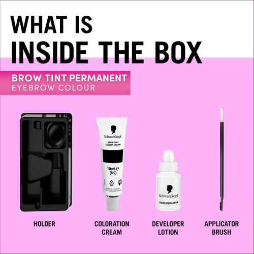 Schwarzkopf Brow Tint Permanent Eyebrow Colour Dark Blonde 