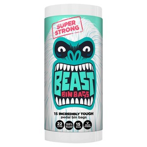 Beast Incredibly Tough Pedal Bin Bags x15