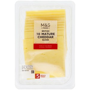 M&S British Extra Mature Cheddar 10 Slices