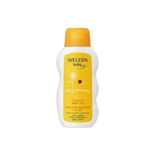 Weleda Baby Oil with Calendula, Gentle Protection, 100% Certified Natural