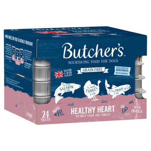 Butcher's Healthy Heart Dog Food Trays 