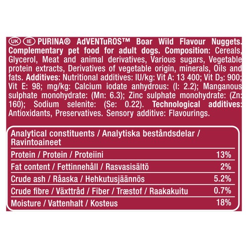 Adventuros Nuggets Wild Boar Dog Treats