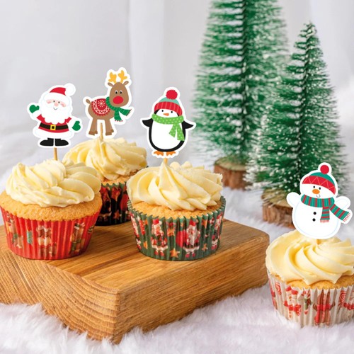 Christmas Pals Cupcake Toppers