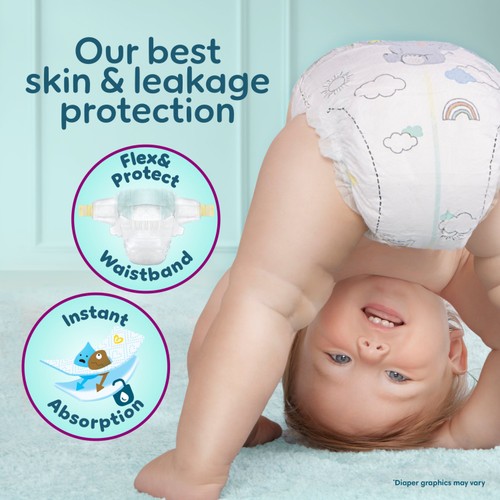 Pampers Premium Protection Nappies, Size 5 (11-16kg) Essential Pack