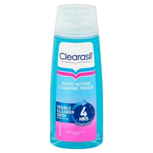 Clearasil Rapid Action Deep Pore Face Wash Acne Toner