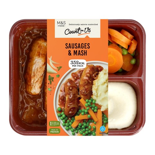 M&S Count On Us Sausage & Mash