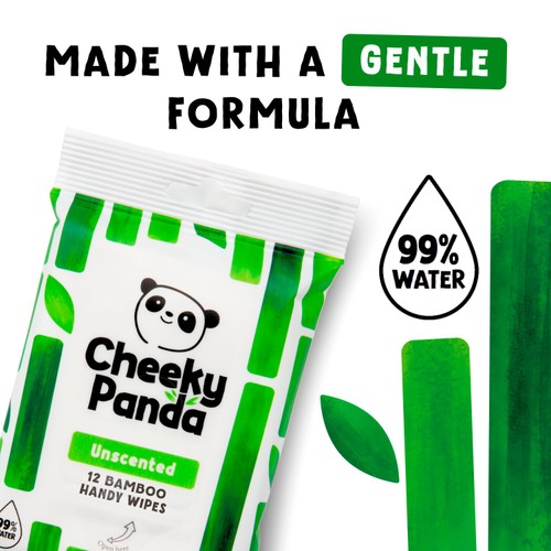 The Cheeky Panda Biodegradable Bamboo Handy Wipes