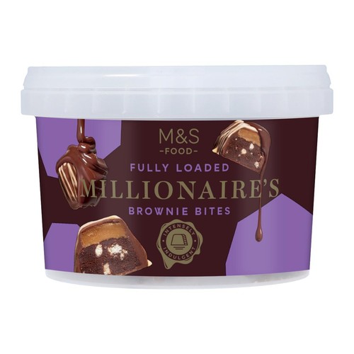M&S Millionaires Brownie Mini Bites