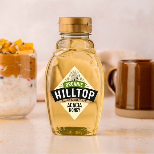 Hilltop Honey Organic Acacia Squeezy