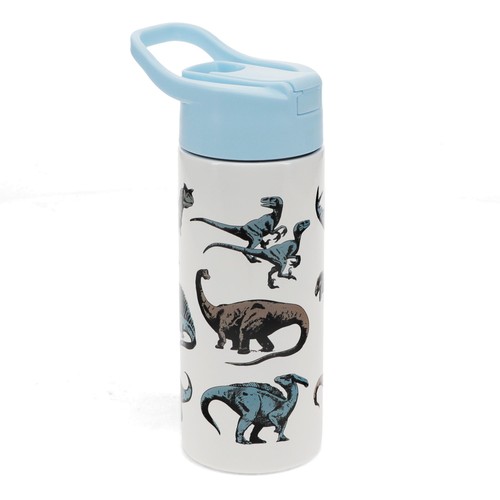 Rex London Stainless Steel Dinosaur Bottle 500ml