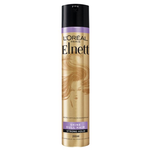 L'Oreal Elnett Hairspray Shine Dull Hair Strong Hold