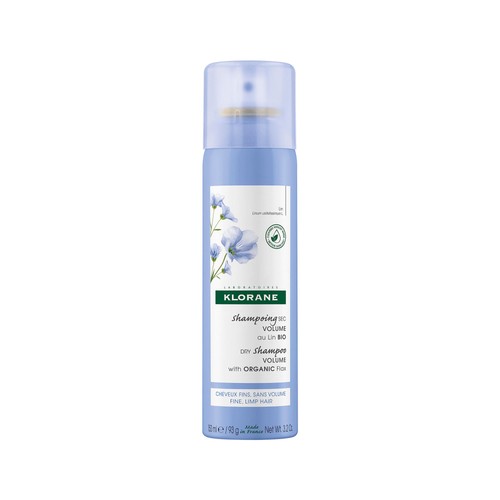 Klorane Volumising  Dry Shampoo with Organic Flax Fibre for Fine, Limp Hair