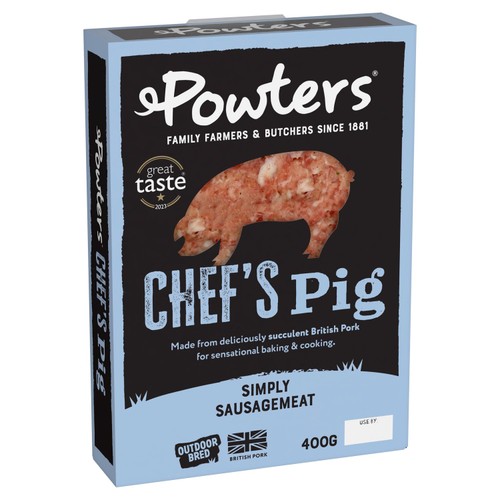 Powters British Outdoor Bred Chef's Pig Sausagemeat