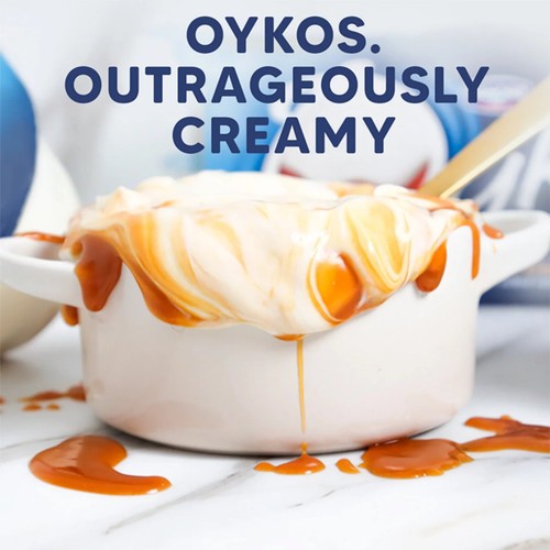 Oykos Salted Caramel Luxury Greek Style Yoghurt Dessert