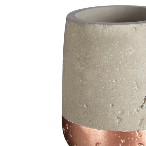 Premier Housewares Neptune Tumbler, Concrete and Copper