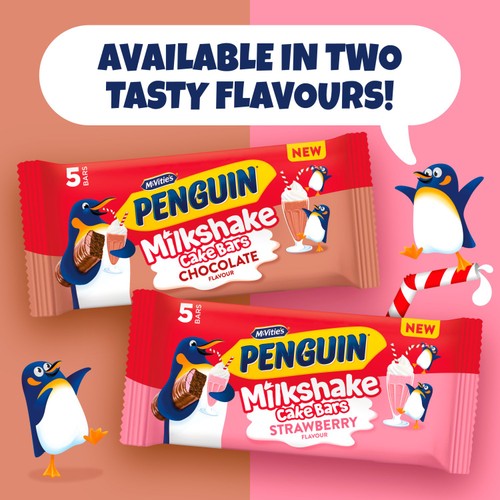 McVitie's Penguin chocolate milkshake cake bar