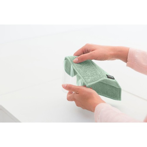 Brabantia Sinkside Microfibre Cleaning Pads Jade Green