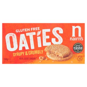 Nairn's Gluten Free Oaties Syrupy & Crumbly 160g